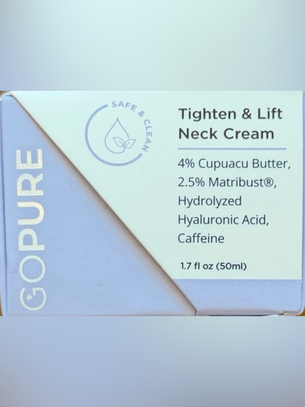 GOPURE Tightening & Lift Neck Cream - NIB